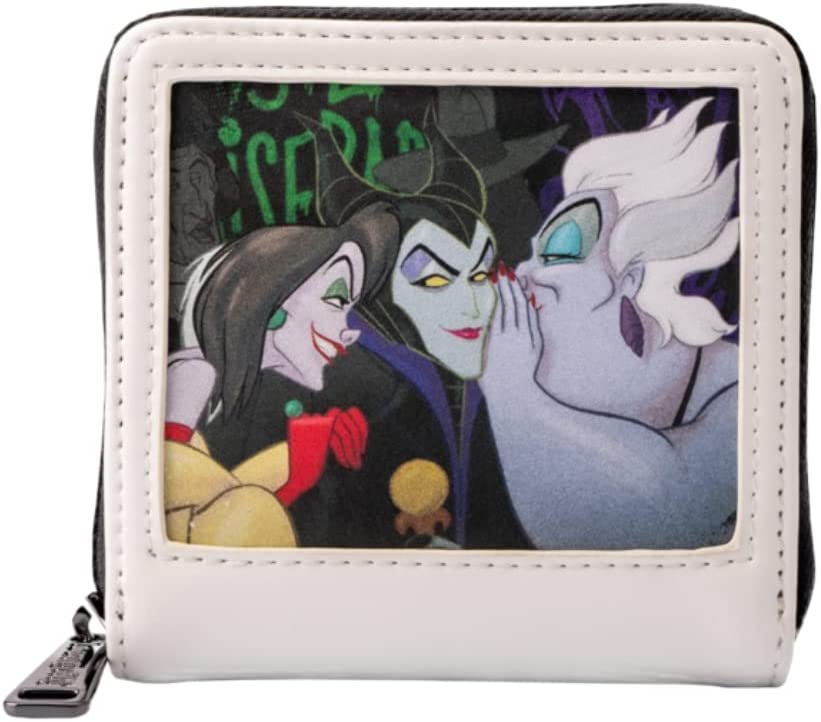Loungefly: Disney - Villains Club Polaroid Zip Wallet - flash vidéo