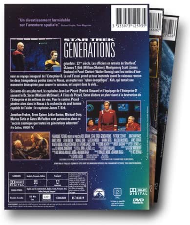 Star Trek Generationsstar Trek 1er Contactstar Trek Insurrection [DVD]