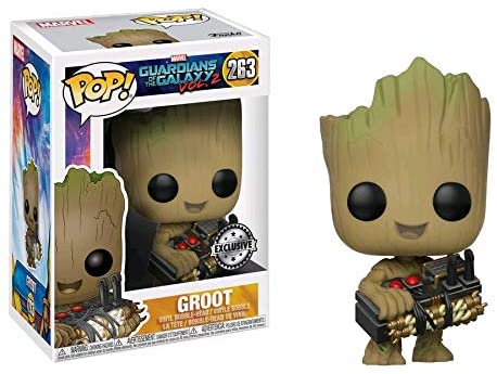 Funko Pop! Marvel : Gardiens de la Galaxie Groot Vol.2 - flash vidéo