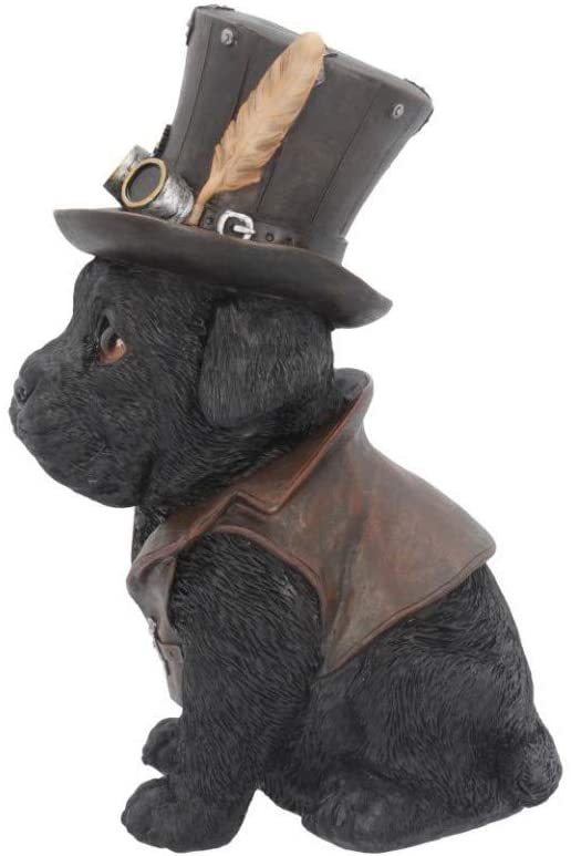 Cogsmiths - Figurine de chien steampunk 21cm - flash vidéo