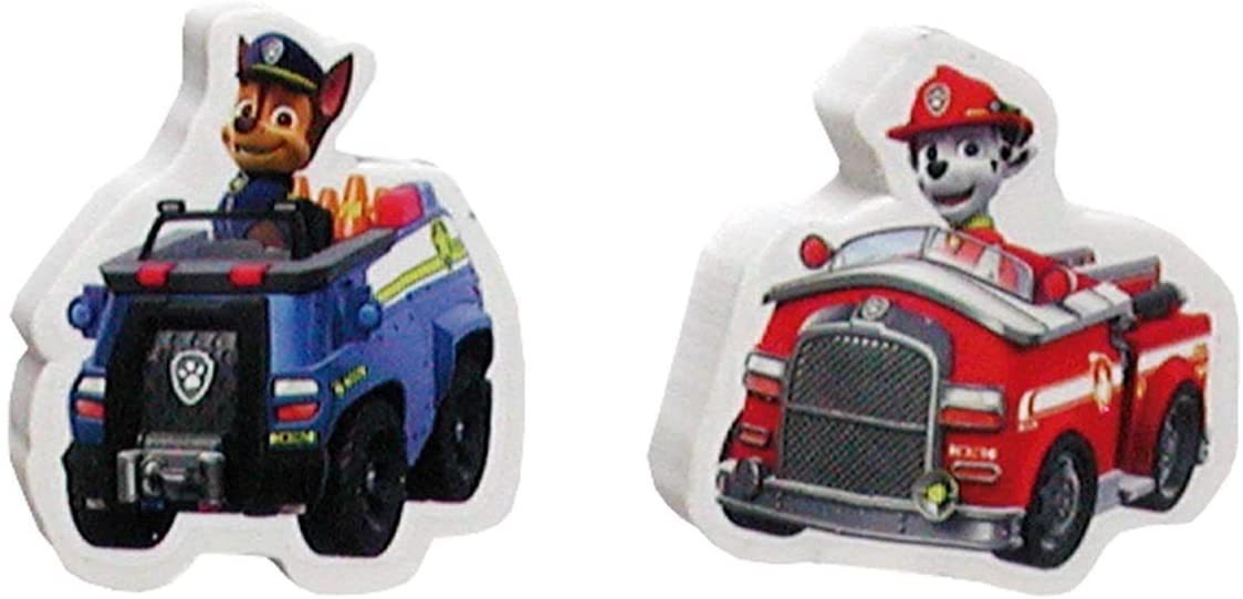 Paw Patrol - Set de Gommes Décorées - flash vidéo