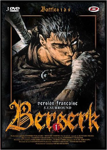Berserk - Coffret 1 : Battles 1 à 9 [DVD] - flash vidéo