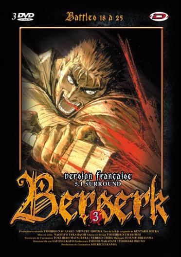 Berserk - Coffret 3 : Battles 18 à 25 [DVD] - flash vidéo