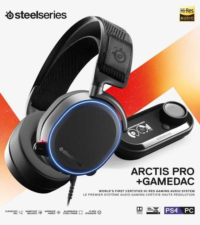 Steelseries Arctis Pro + GameDAC Headphone - flash vidéo