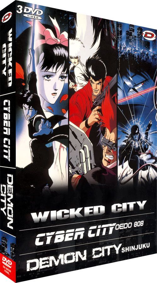 Cyber City - 2 Films + 3 OAV - Pack 3 DVD - flash vidéo