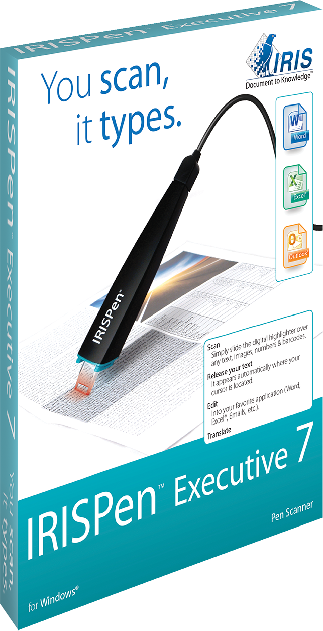 IRISPen Executive 7 Stylo scanner - flash vidéo