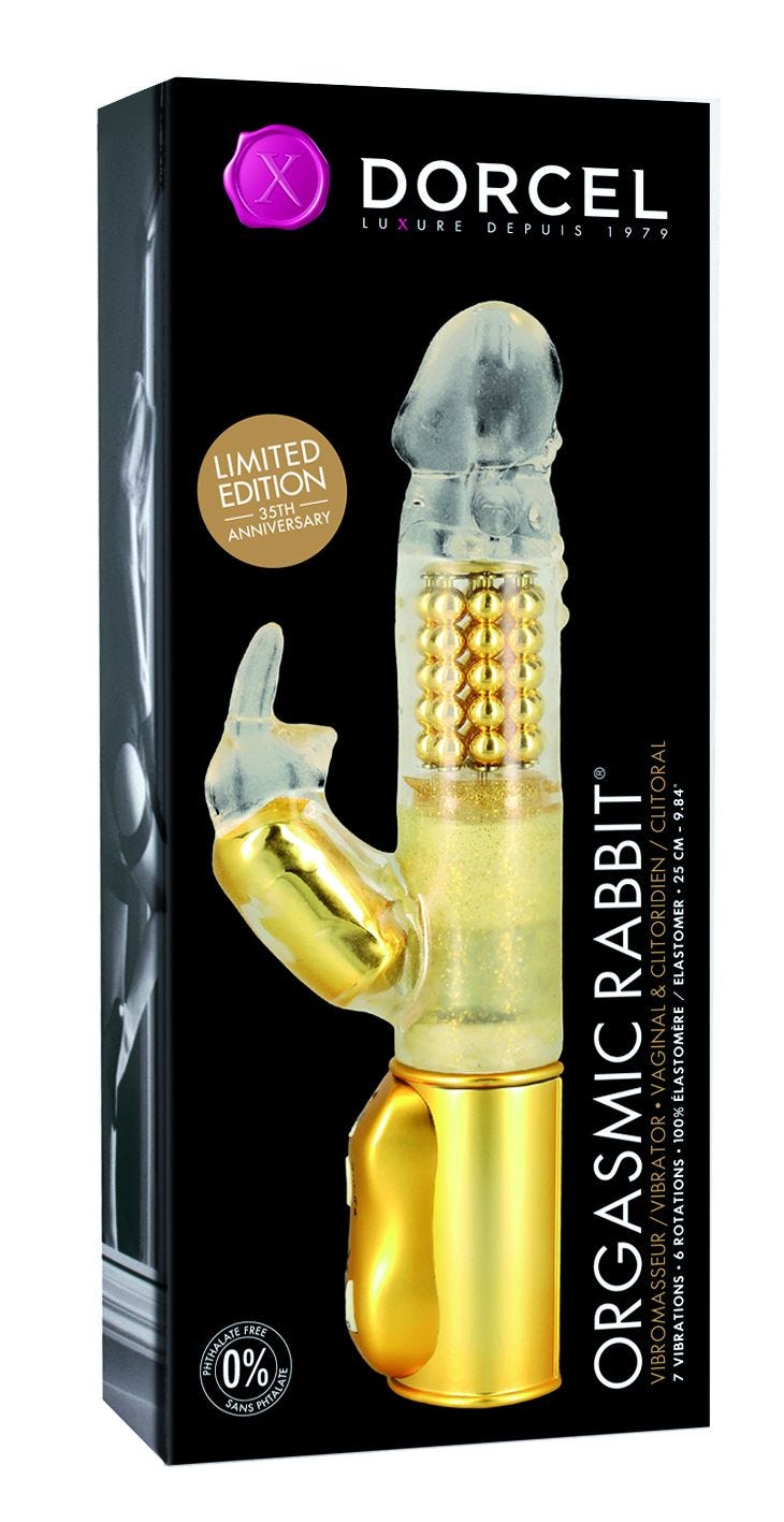 Vibromasseur Dorcel Orgasmic Rabbit Gold [sextoys]