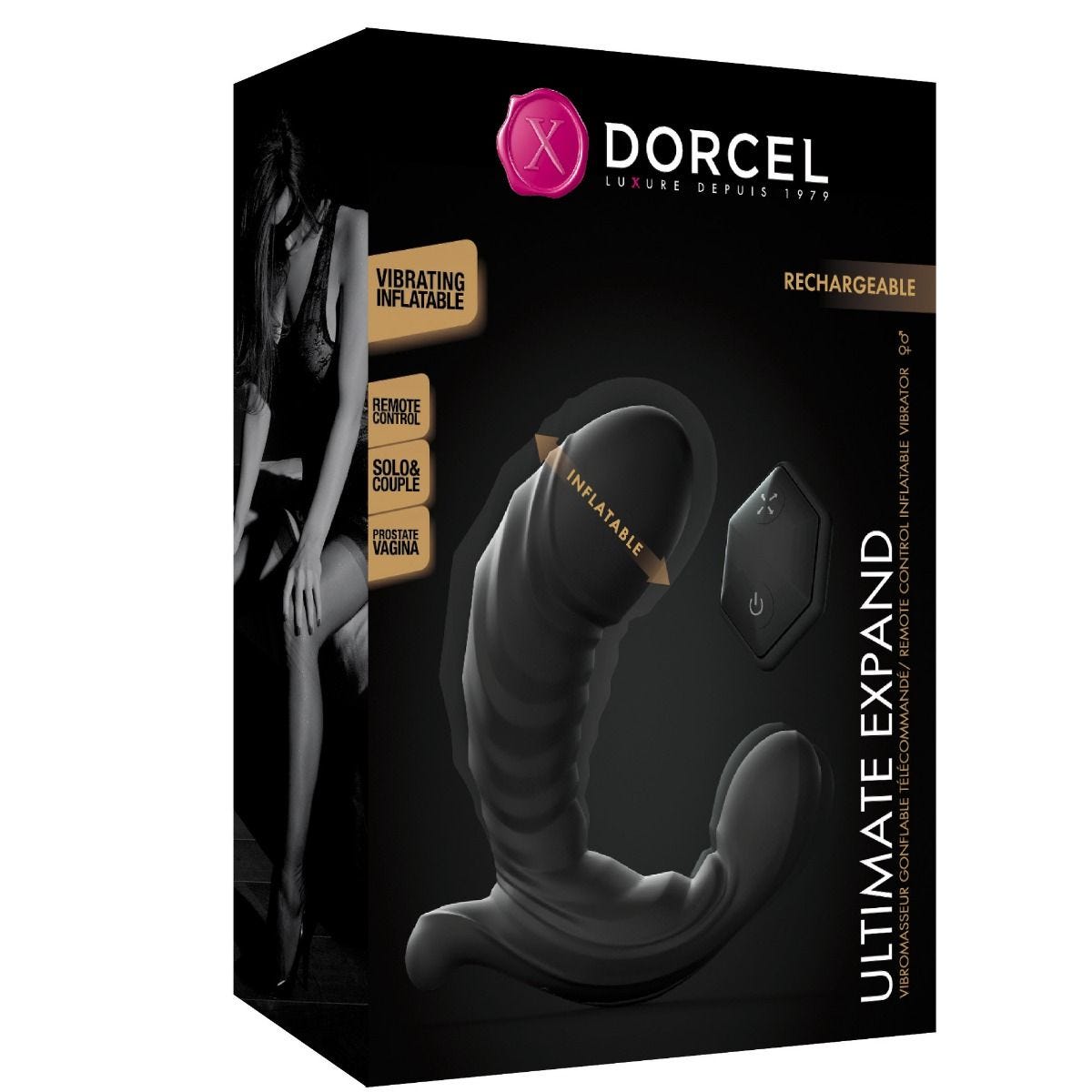 Vibromasseur Gonflant Télécommandé Ultimate Expand [Sextoys] - flash vidéo