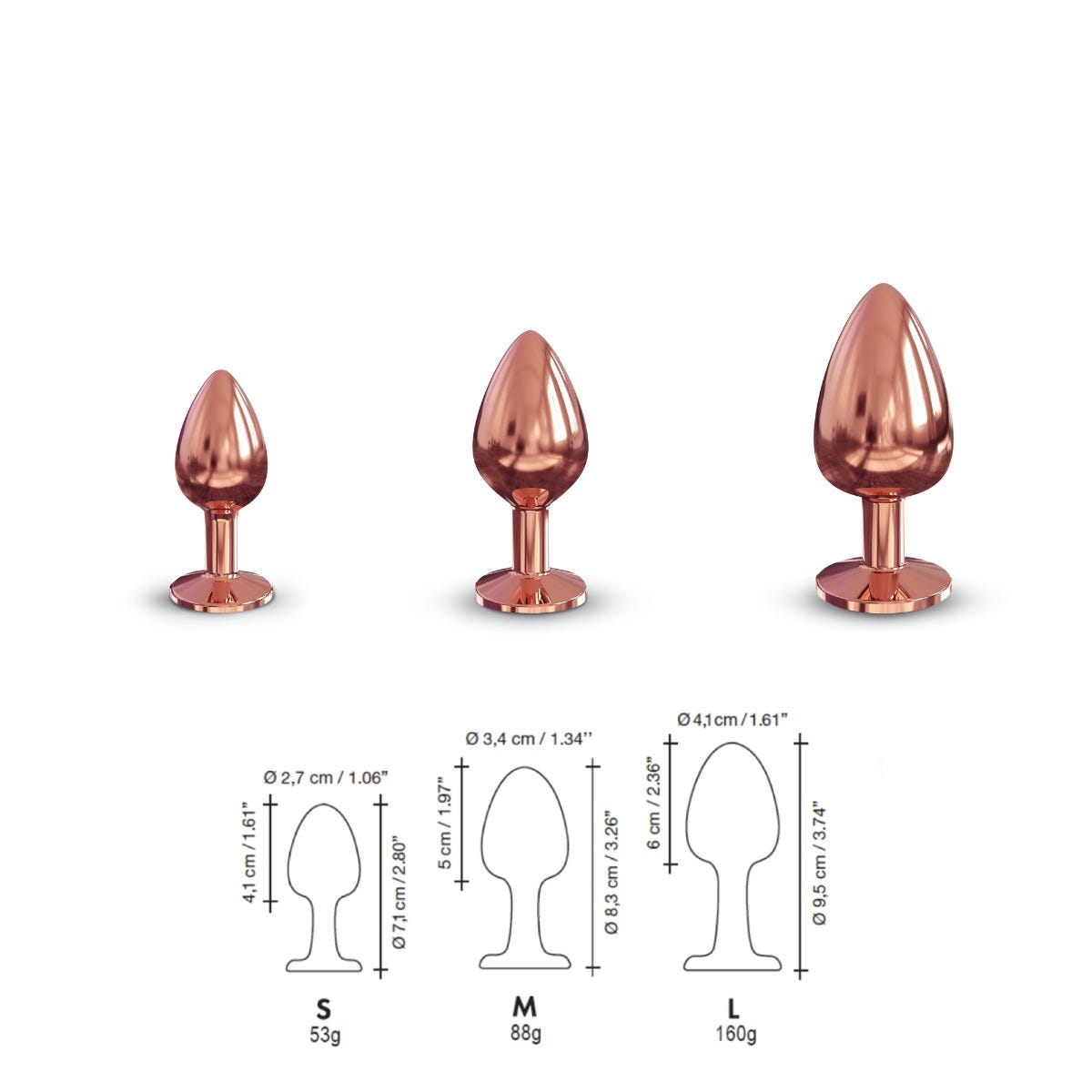 Plug Anal Bijou Diamond L [Sextoys] - flash vidéo