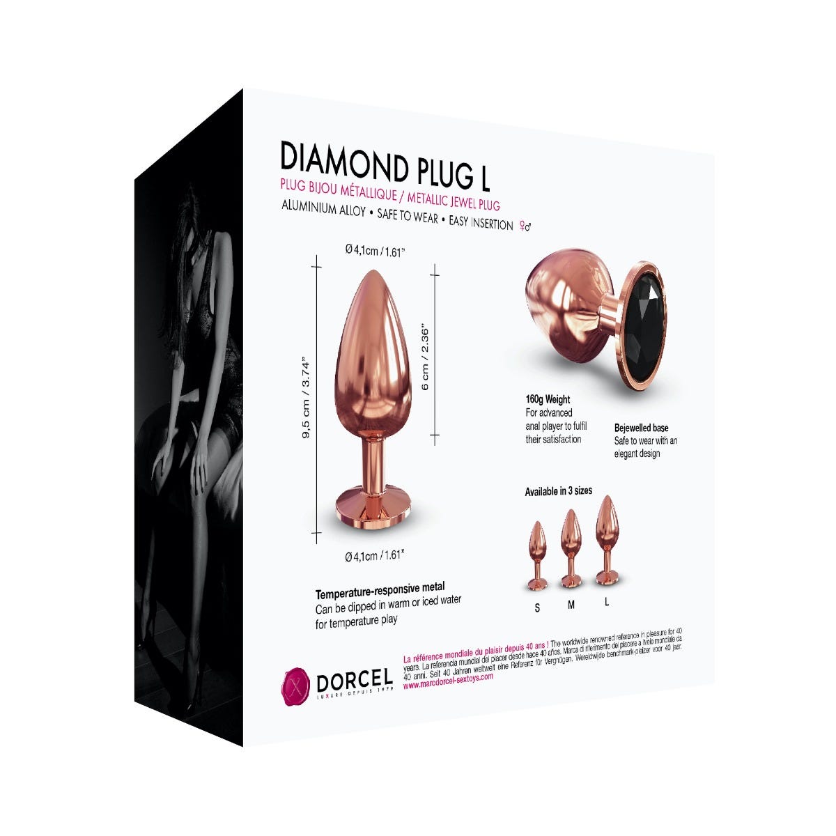Plug Anal Bijou Diamond L [Sextoys] - flash vidéo