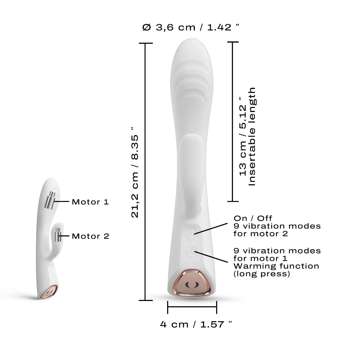 Vibromasseur Flexi Rabbit blanc [Sextoys] - flash vidéo
