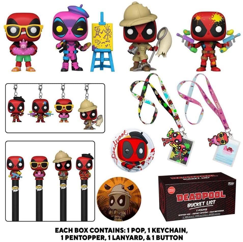 Funko Mystery Box: Deadpool Bucket List 5pcs - US Exclusive