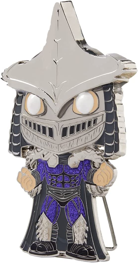 Loungefly: Funko Pop! Pins Cartoons: TMNT - Super Shredder Chase Group Large Enamel POP Pin - flash vidéo