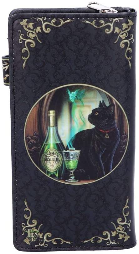 Absinthe - Porte-monnaie Chat familier noir 18.5cm
