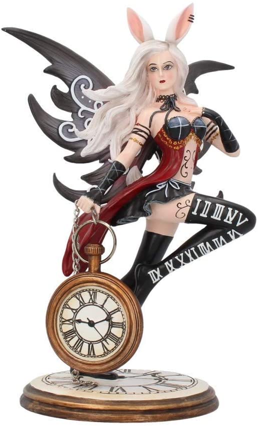 Wonderland Fairy - Figurine de lapin et horloge 20cm