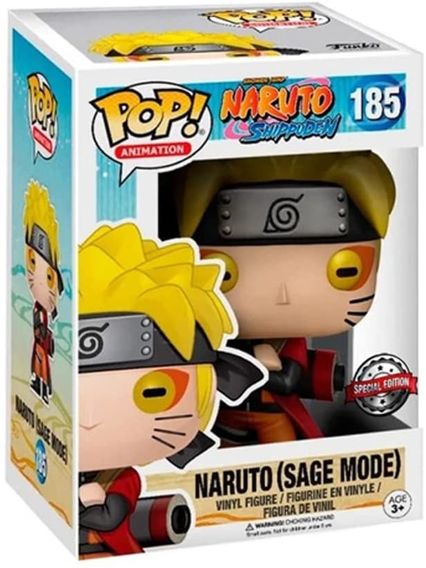 Funko Pop! Animation Naruto Shippuden Naruto (Sage Mode) - US Exclusive ENG Merchandising - flash vidéo