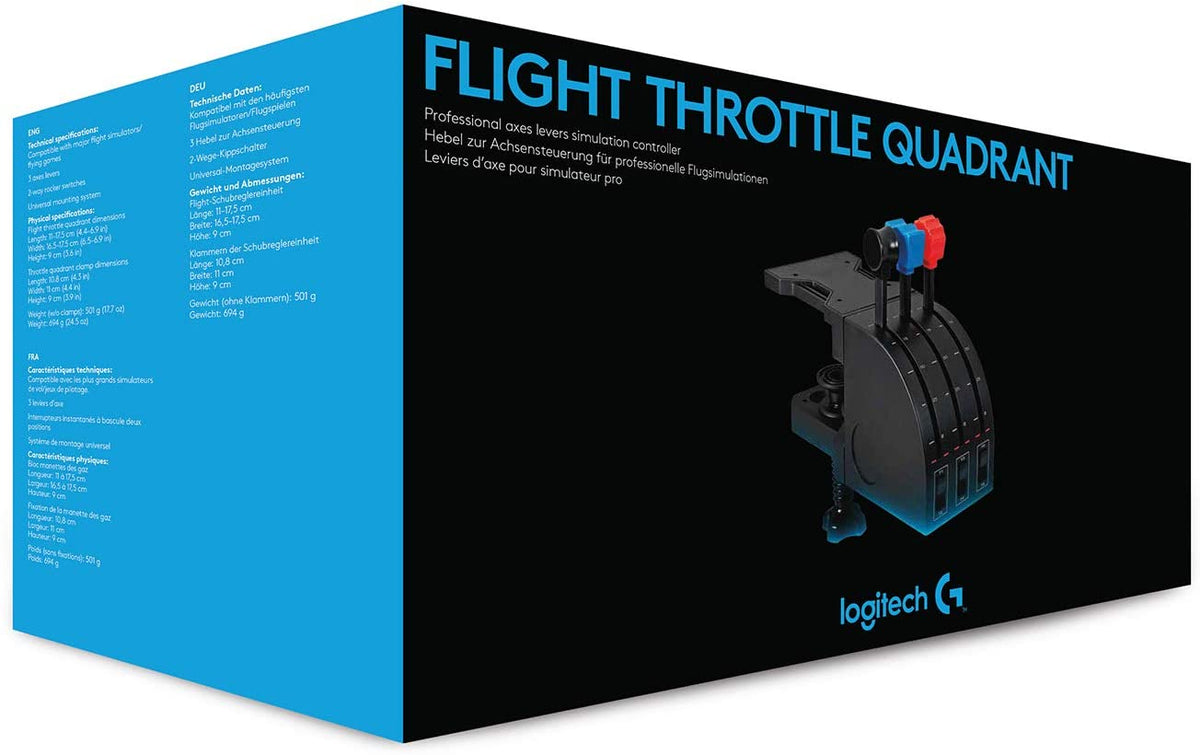 Logitech Bloc de manettes des gaz Pro Flight G Saitek