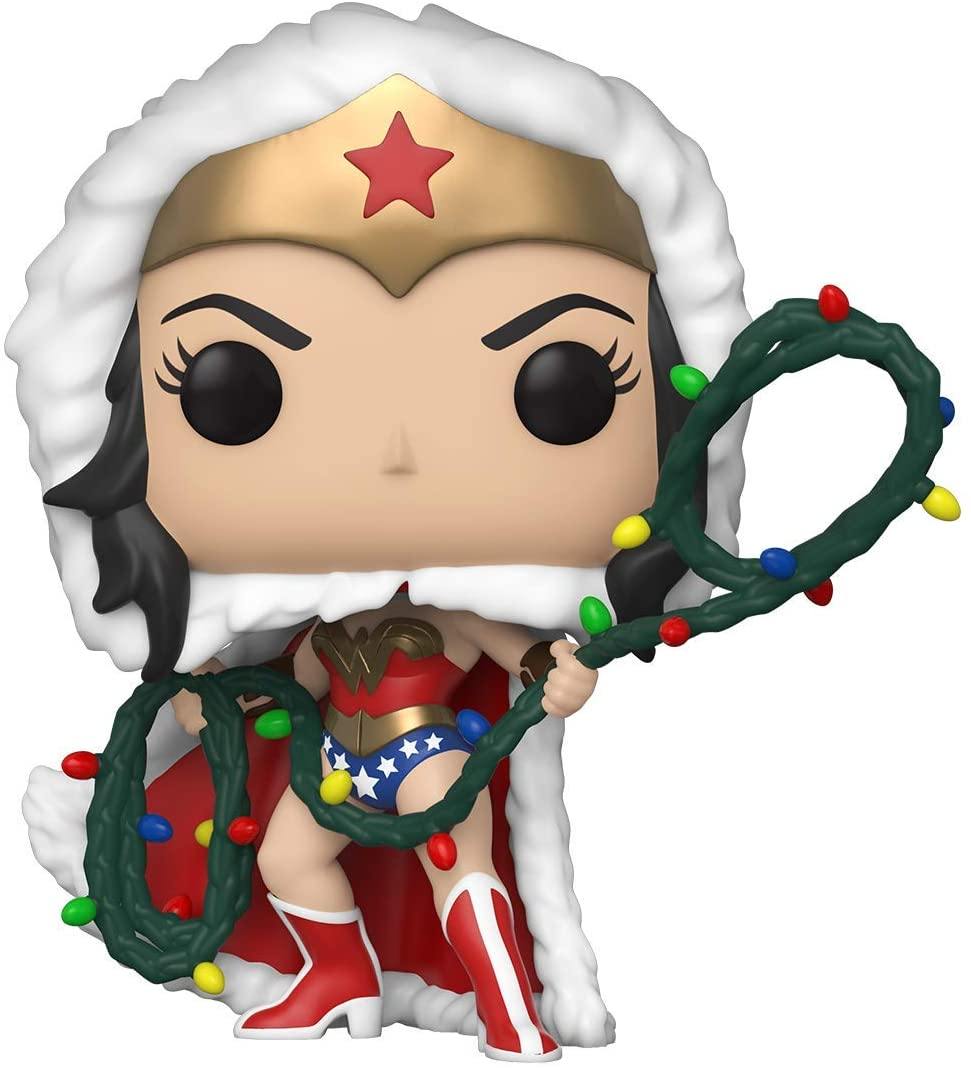 Funko Pop! Heroes: DC Super Heroes Holiday - Wonder Woman with String Lights Lasso ENG Merchandising - flash vidéo
