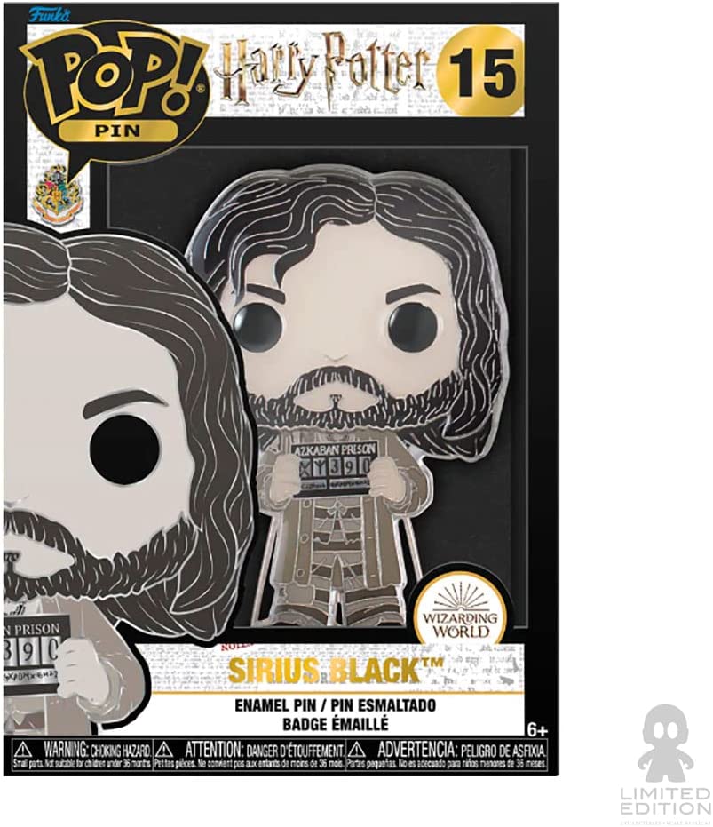 Loungefly: Funko Pop! Pins Wizarding World: Harry Potter - Sirius Black Large Enamel POP Pin - flash vidéo