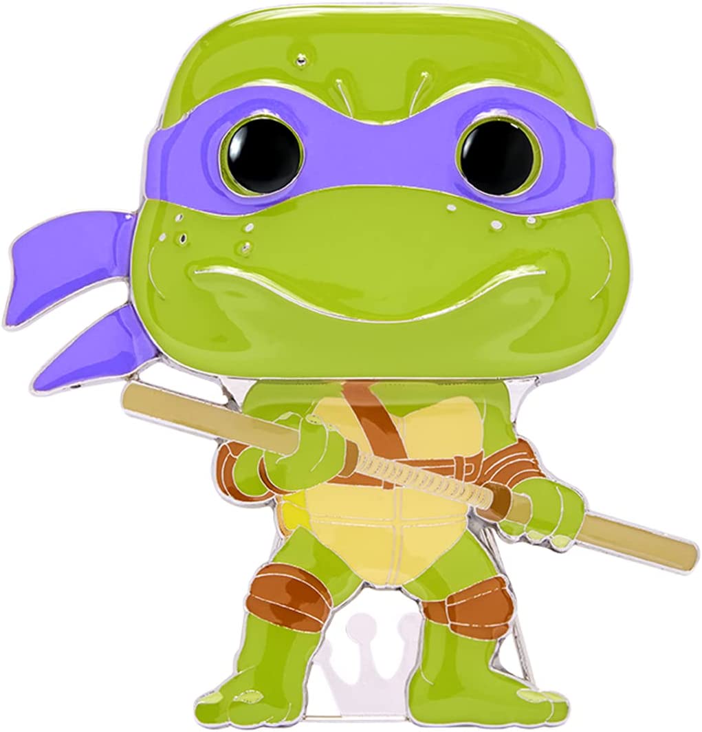 Loungefly: Funko Pop! Pins Cartoons: TMNT - Donatello Large Enamel POP Pin - flash vidéo