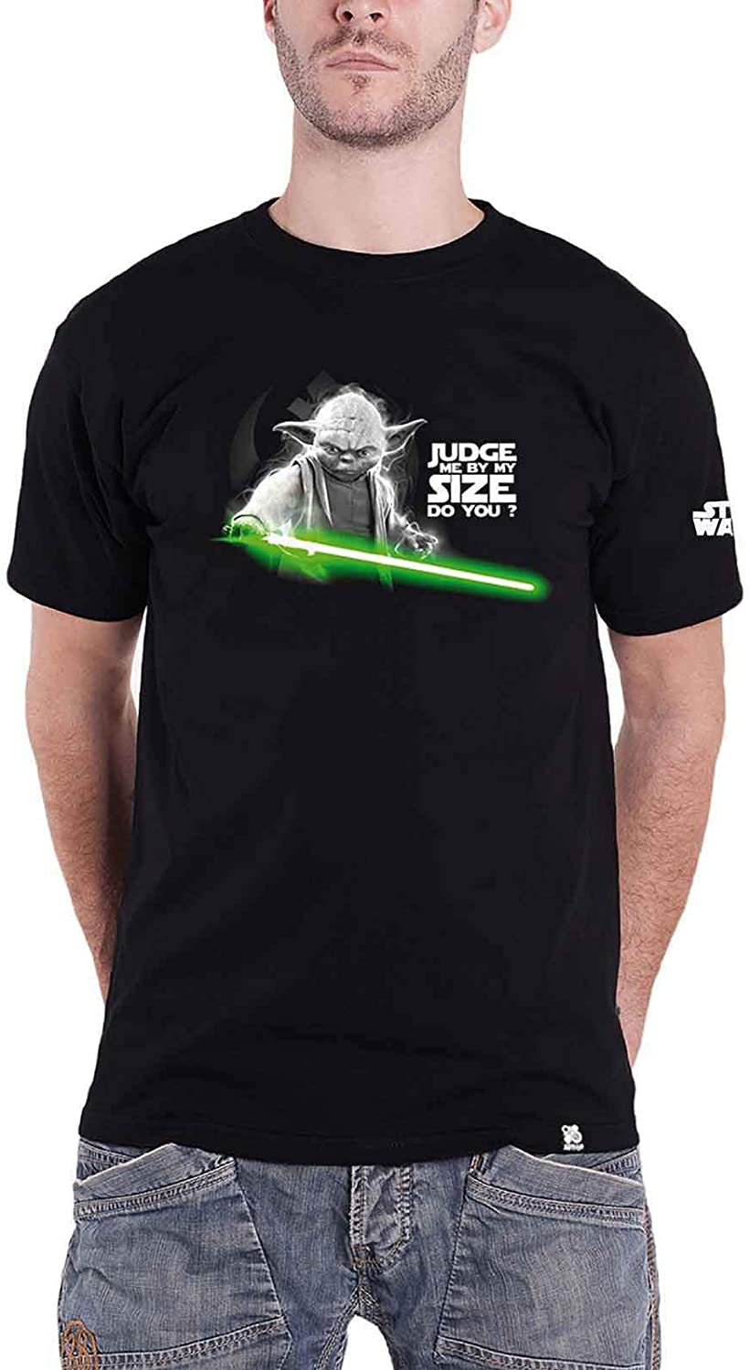 Star Wars - Yoda Black Man T-Shirt M