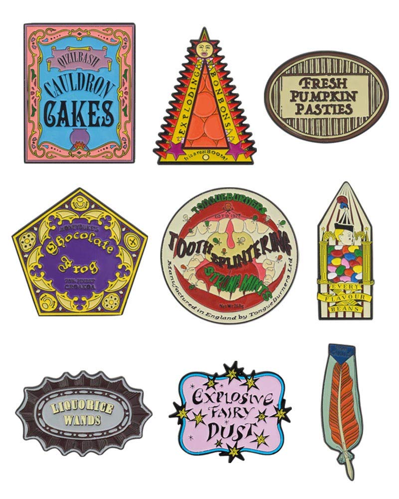 Harry Potter - Ensemble de pin's officiels de Honeydukes - flash vidéo