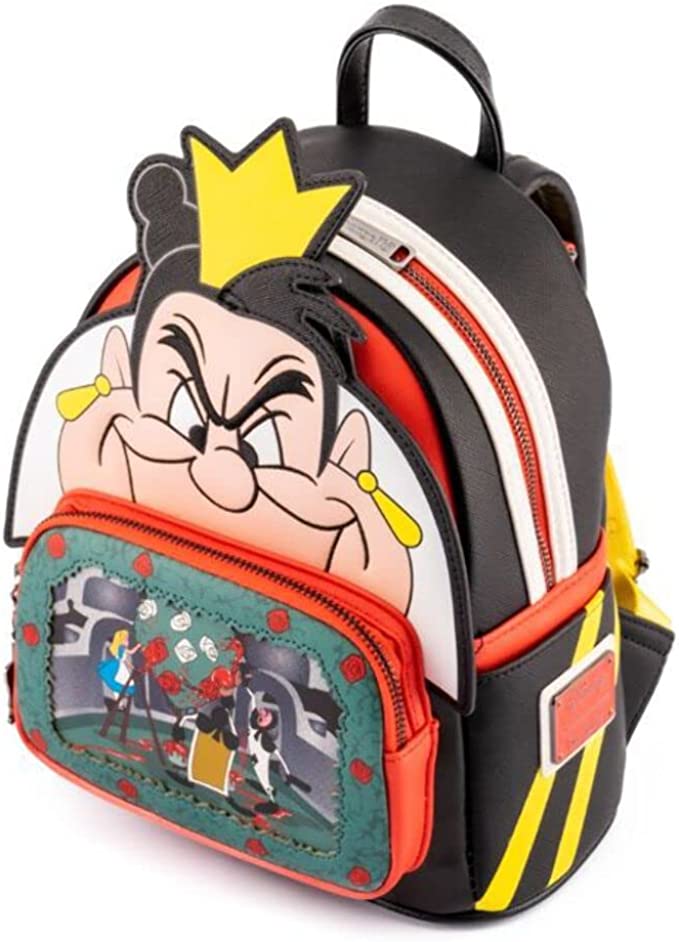 Loungefly: Disney Villains Scene Series - Queen of Hearts Mini Backpack - flash vidéo