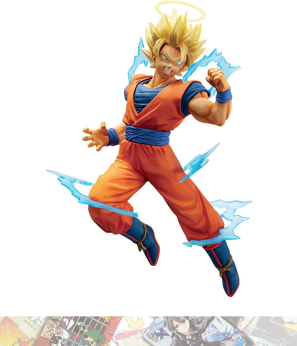 § Dragon Ball Z Dokkan Battle - Super Saiyan 2 Goku Figure 15cm - flash vidéo