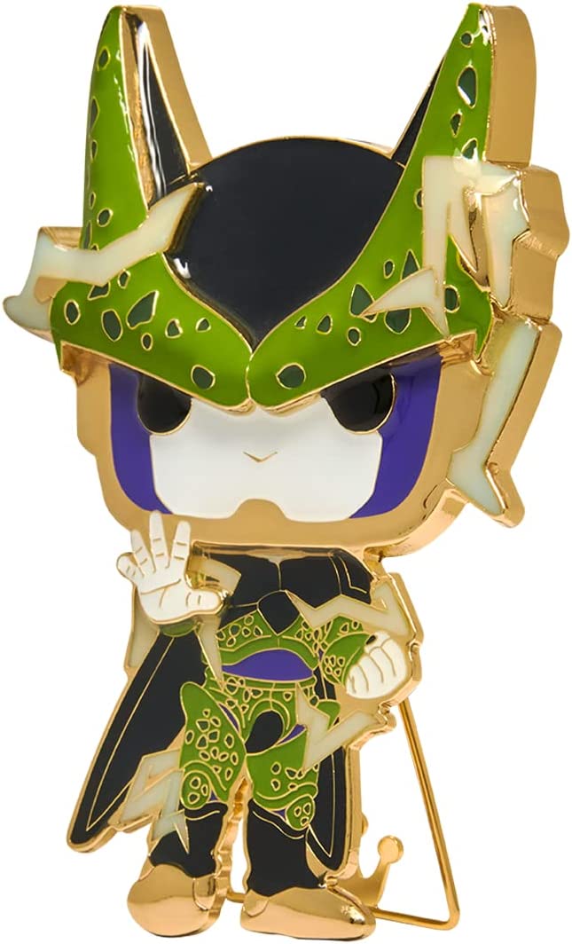 Loungefly: Funko Pop! Pins Anime: Dragon Ball Z - Perfect Cell Chase Group Large Enamel POP Pin - flash vidéo