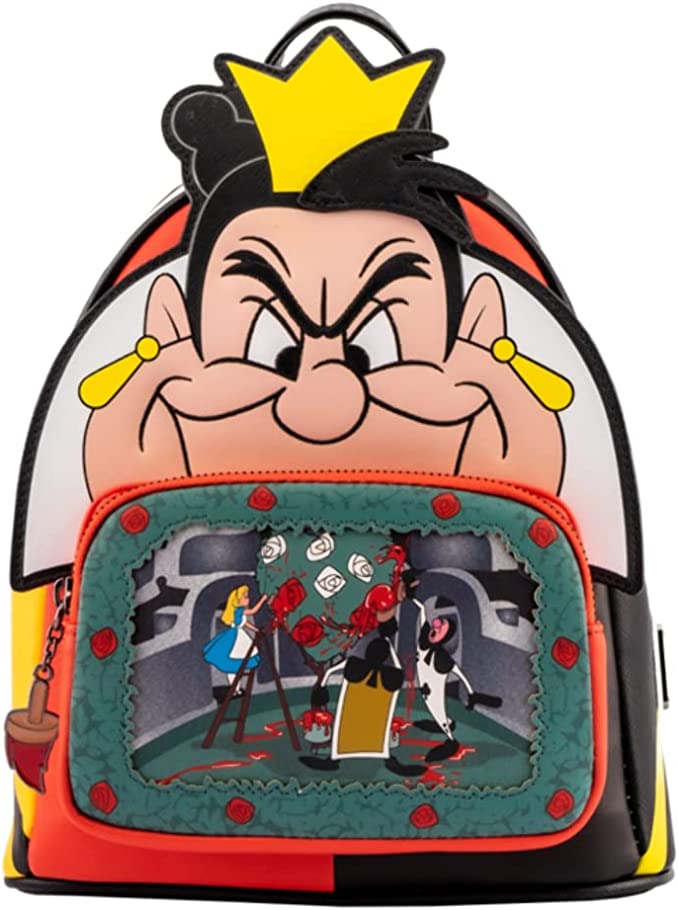 Loungefly: Disney Villains Scene Series - Queen of Hearts Mini Backpack - flash vidéo