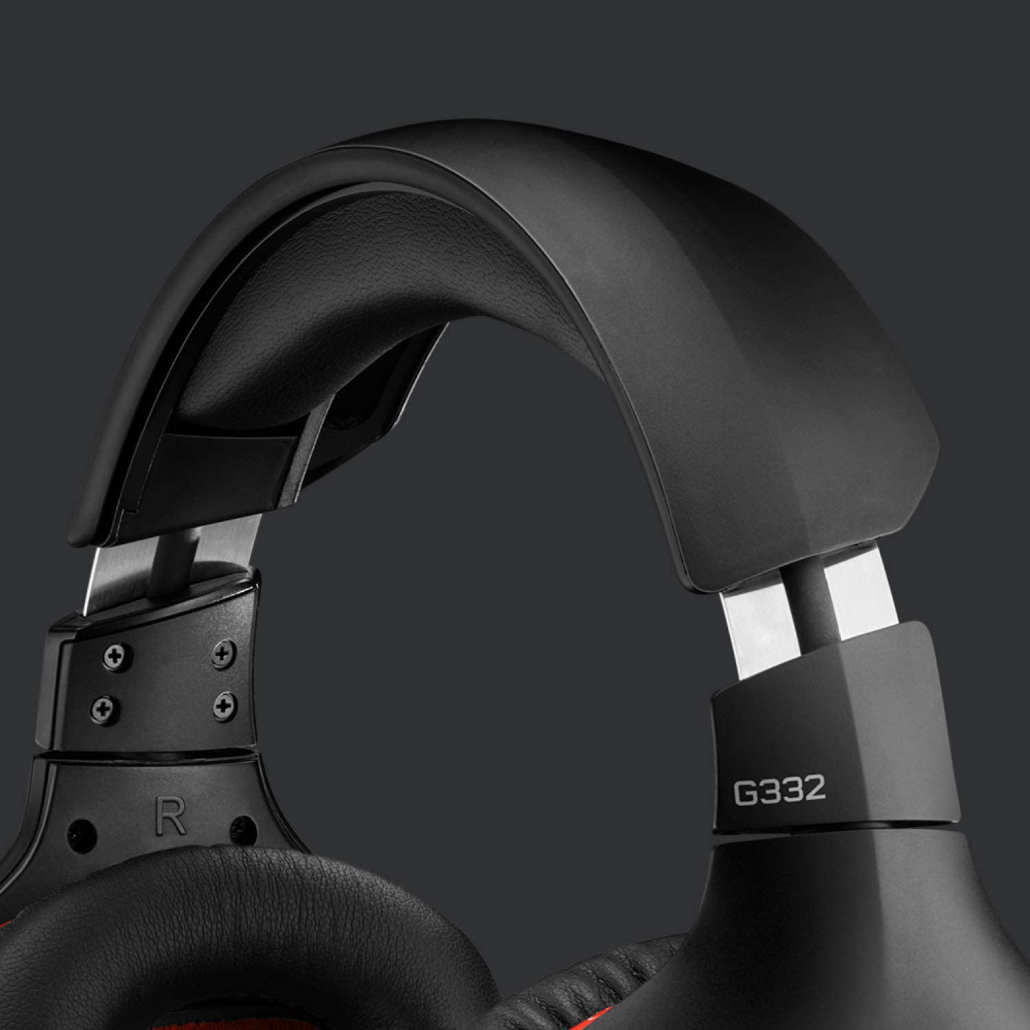 Logitech Casque de jeu stéréo filaire en similicuir G332 pour PC, PS4, Xbox One et Switch - flash vidéo