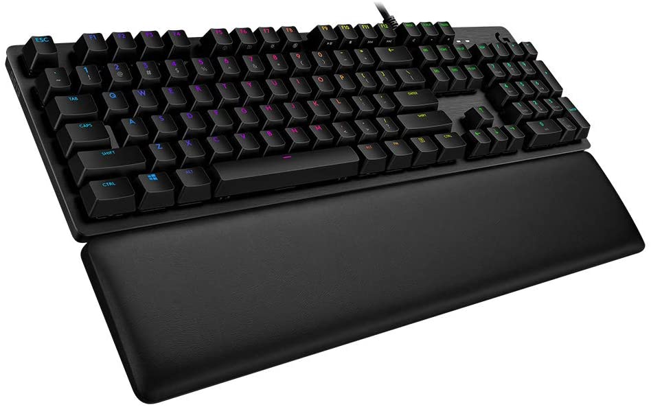 Logitech Clavier mécanique de jeu Lightsync RGB avec commutateurs GX Brown G513 Carbon - Azerty FR