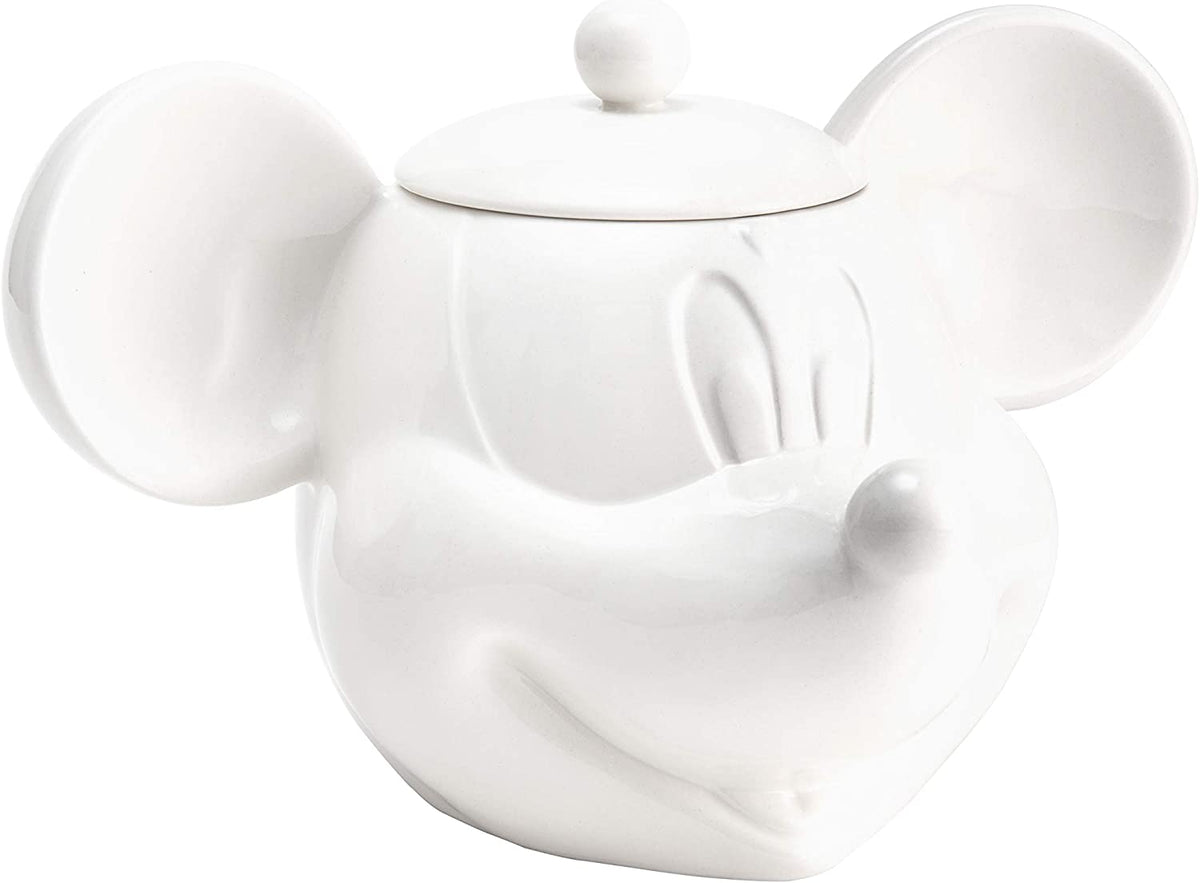 § Disney - Bocal à biscuits Mickey Mouse 3D blanc