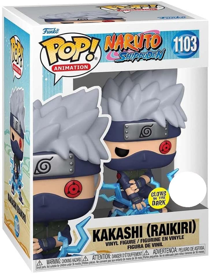 Funko Pop! Animation: Naruto Shippuden - Kakashi with Energy (Glow in the Dark) - CONFIDENTIAL Exclu Smartoys - flash vidéo
