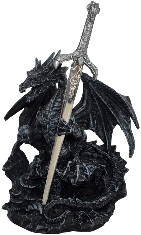 Oath Of the Dragon - Figurine de dragon 19cm - flash vidéo
