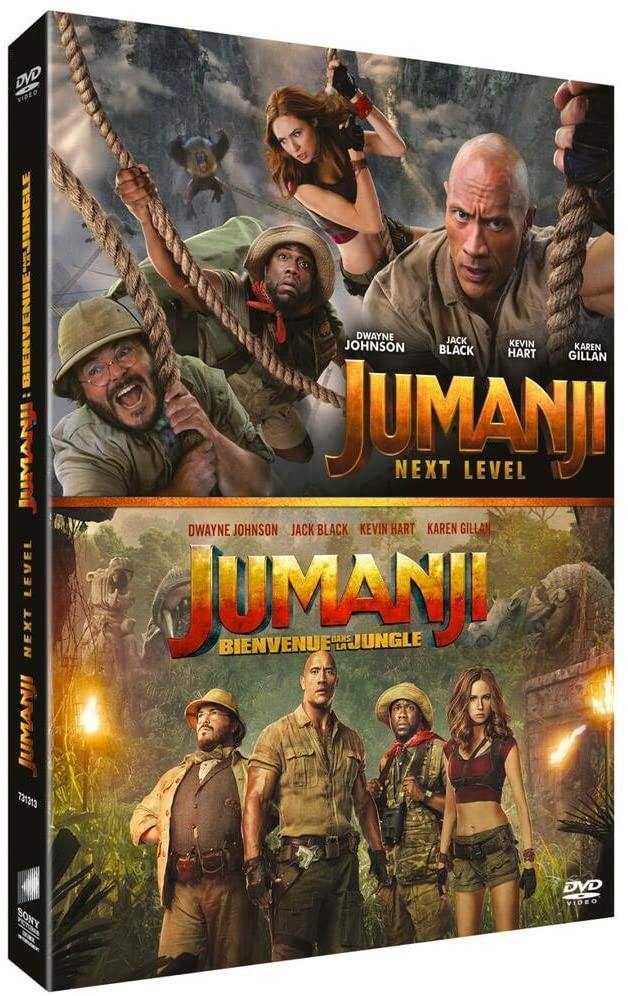 Coffret Jumanji 1 Et 2 : Bienvenue Dans La Jungle Next Level [DVD] - flash vidéo