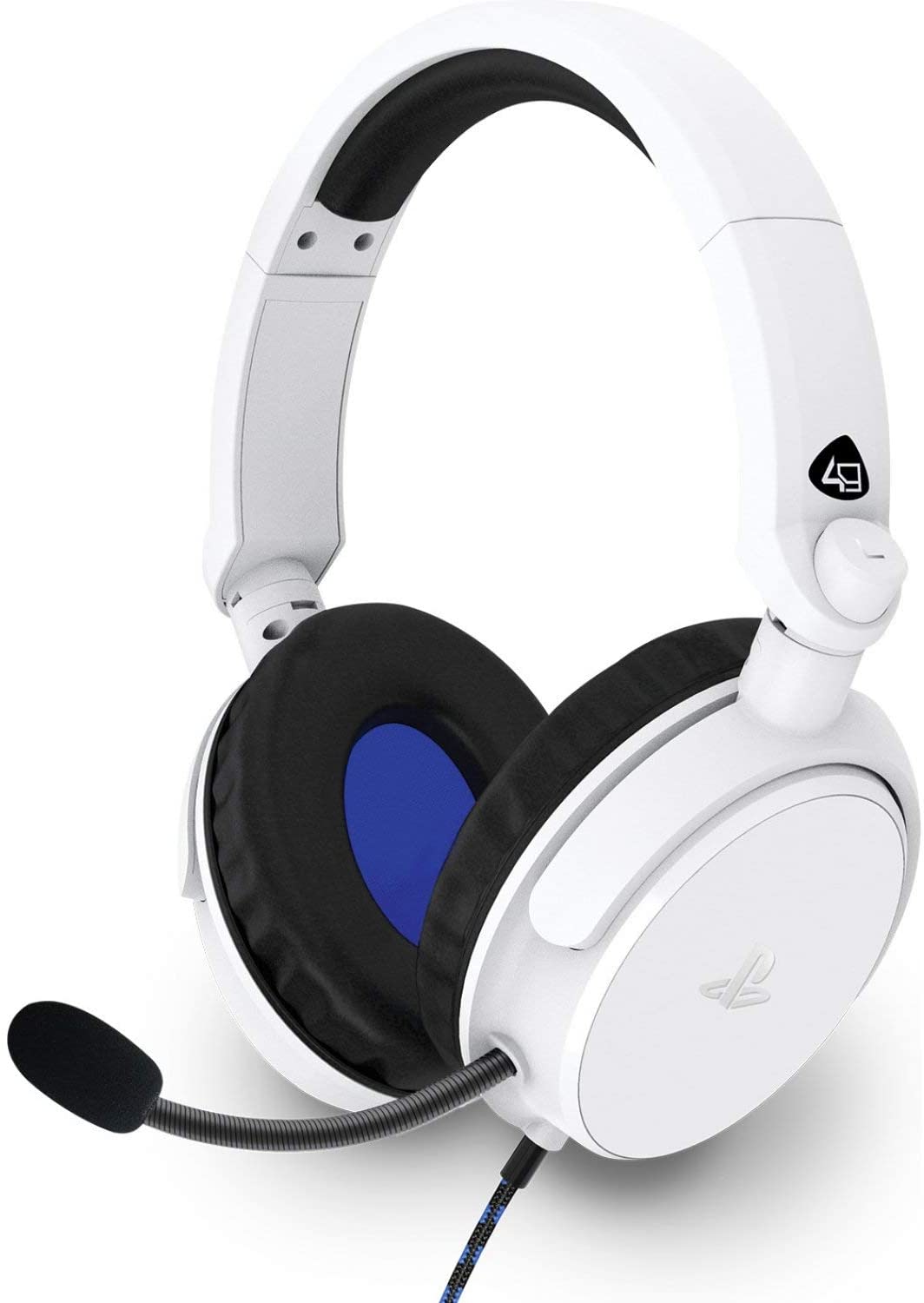 4Gamers - PRO 4-50S PS4 Licensed Wired Stereo Gaming Headset White