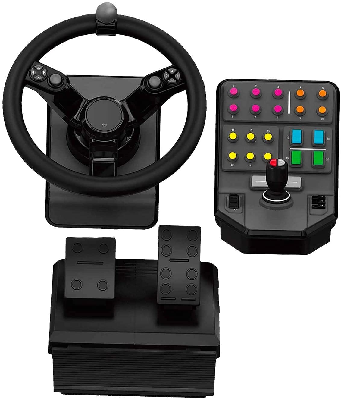 Logitech Ensemble d'équipement lourd pour simulateur agricole G Saitek - flash vidéo