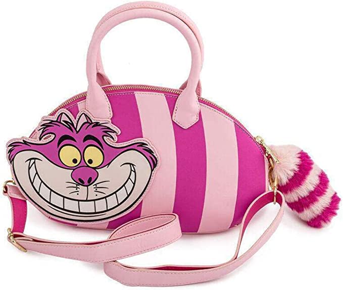Loungefly Disney: Alice in Wonderland - Chesire Cat Applique Cross Body Bag - flash vidéo