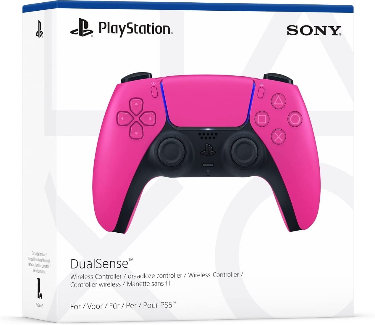 PS5 DualSense Wireless Controller Nova Pink - flash vidéo