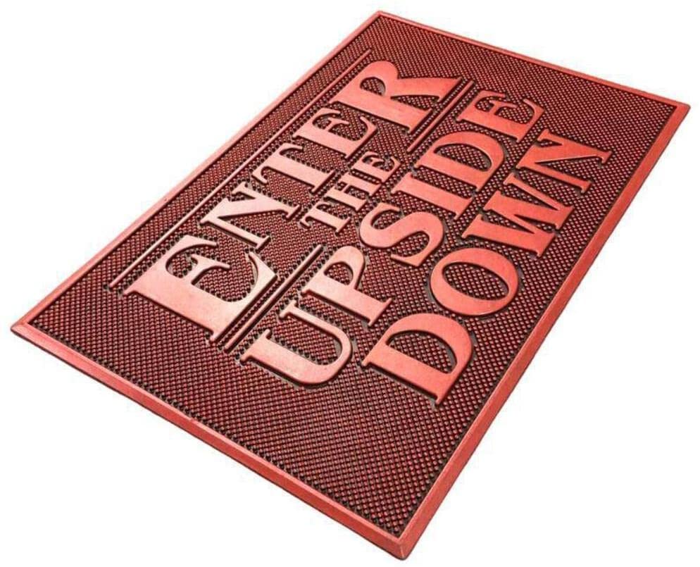 Stranger Things - Tapis de porte en caoutchouc "Enter the Upside Down" 40x60cm - flash vidéo