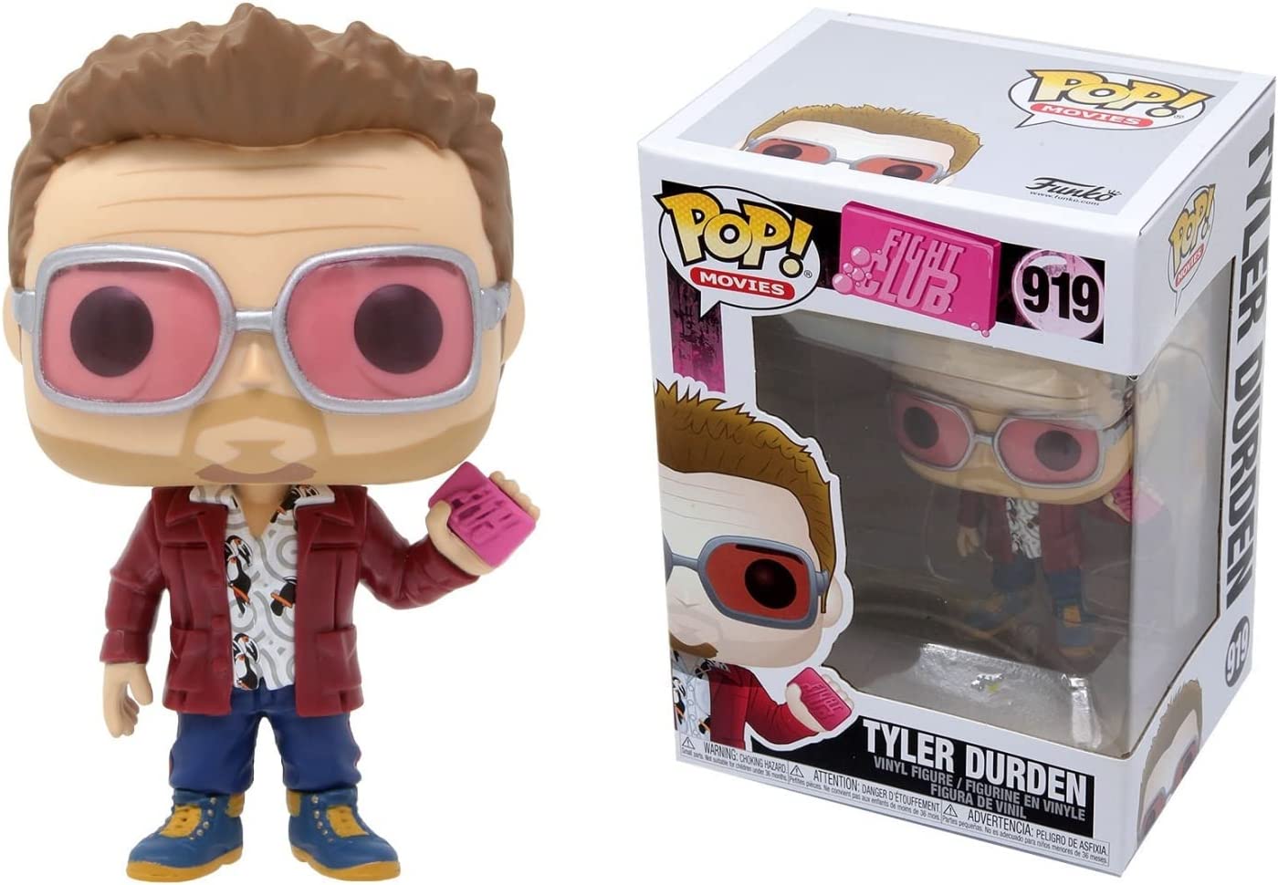 Funko Pop! Movies Fight Club S2 Tyler Durden with Chase and Buddy - flash vidéo