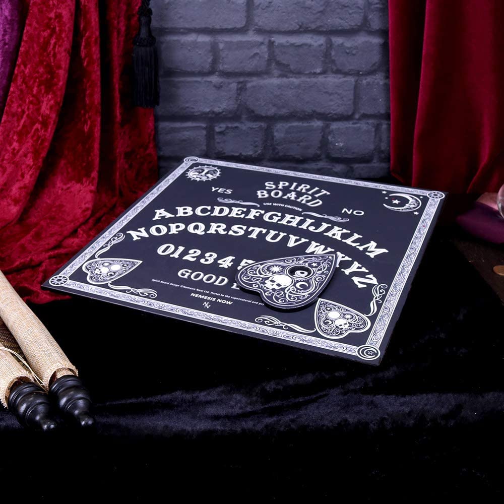 Spirit Board - Planche Ouija noire et blanche 38.5cm