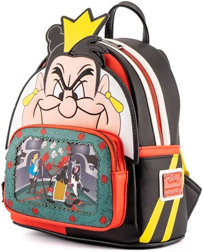 Loungefly: Disney Villains Scene Series - Queen of Hearts Mini Backpack - flash vidéo