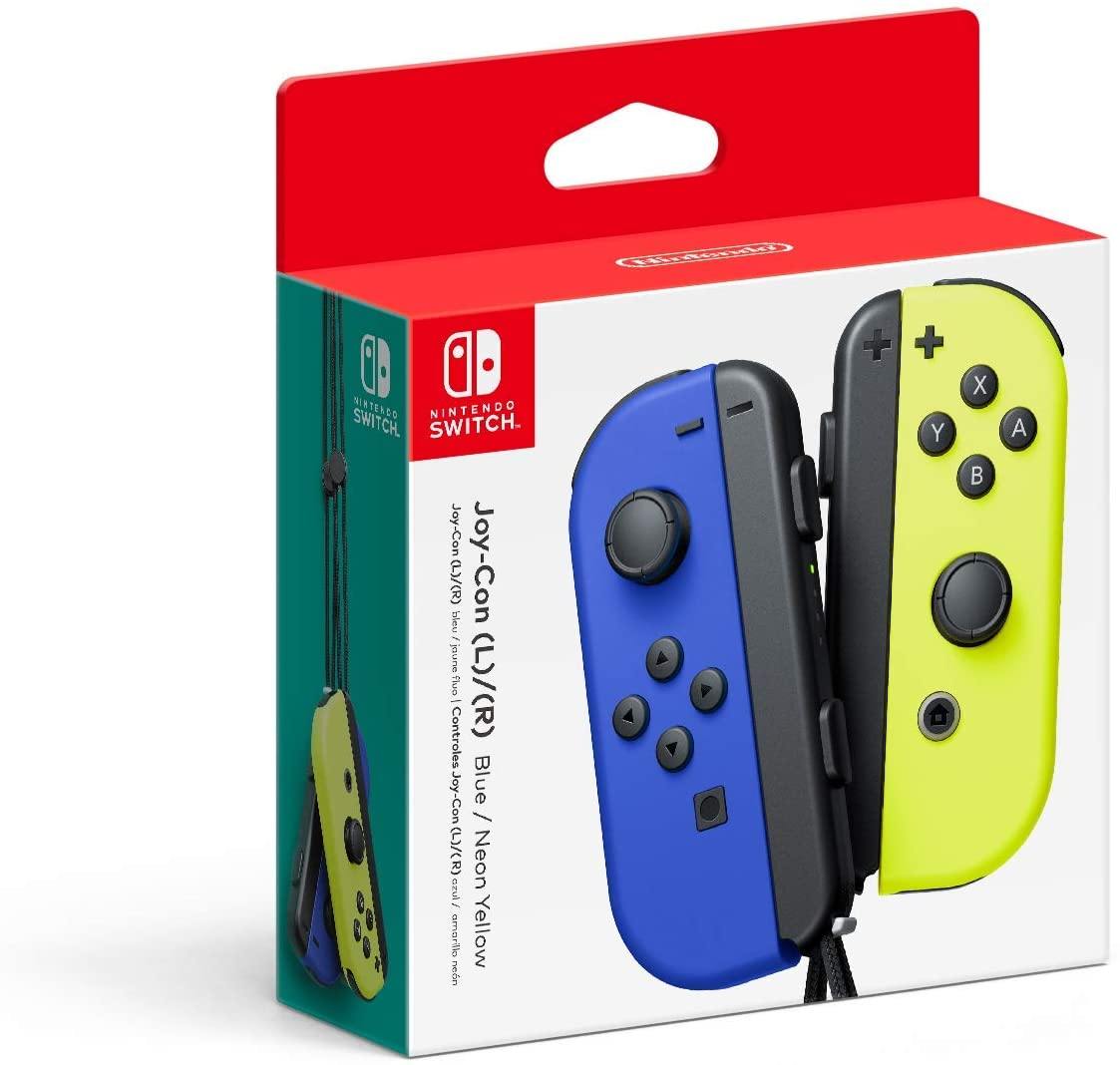 Nintendo Switch Joy-Con Pair Neon Blue & Neon Yellow (Switch) - flash vidéo