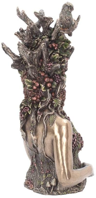 Mother Earth - Buste couleur bronze de la Terre Mère Gaia 26cm