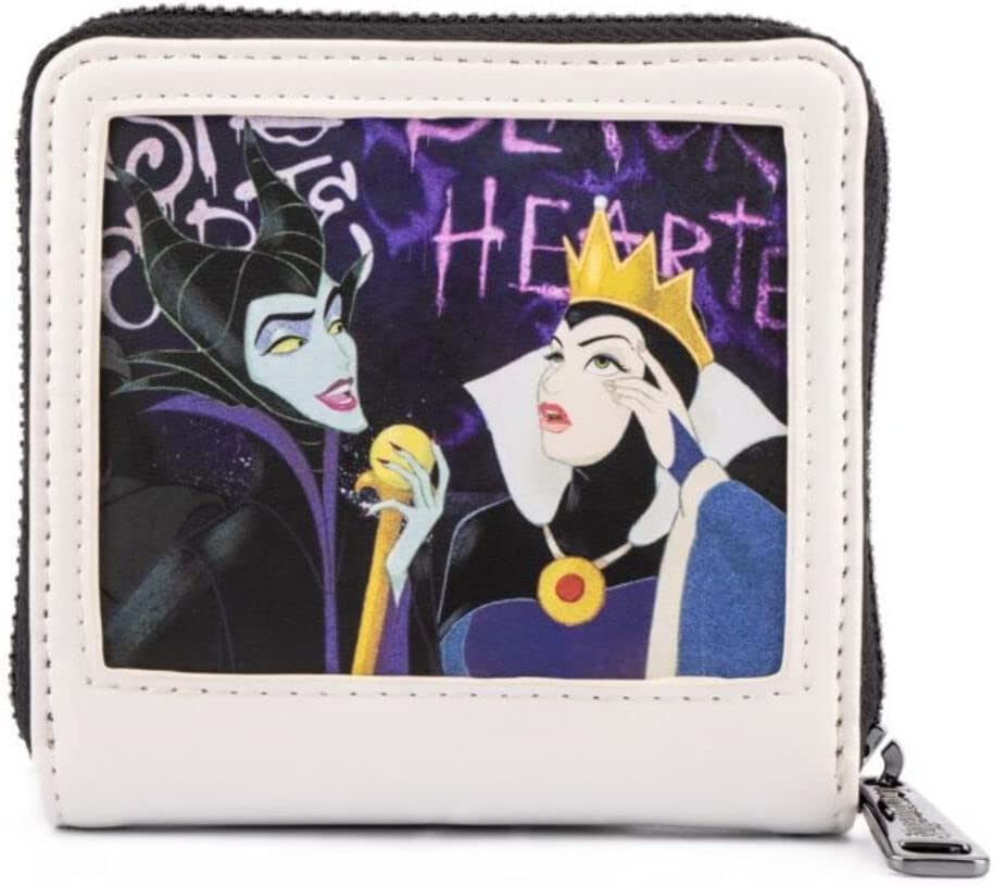 Loungefly: Disney - Villains Club Polaroid Zip Wallet - flash vidéo