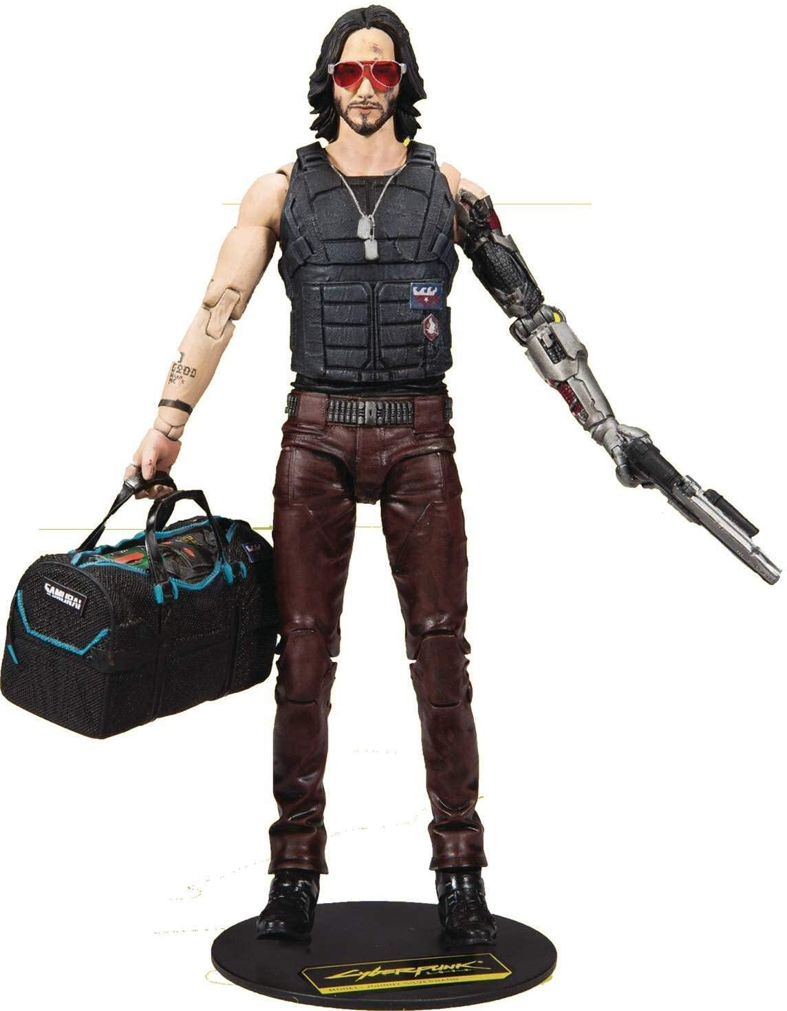 Cyberpunk 2077 - Johnny Silverhand Action Figure Exclusive Variant 18cm - flash vidéo