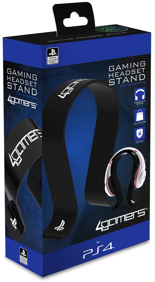 4Gamers - Headset Stand Black - flash vidéo