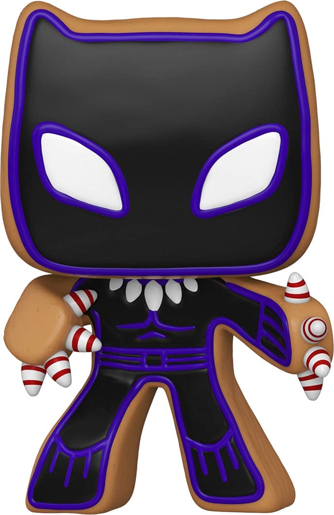 Funko Pop! Marvel: Holiday - Gingerbread Black Panther ENG Merchandising - flash vidéo
